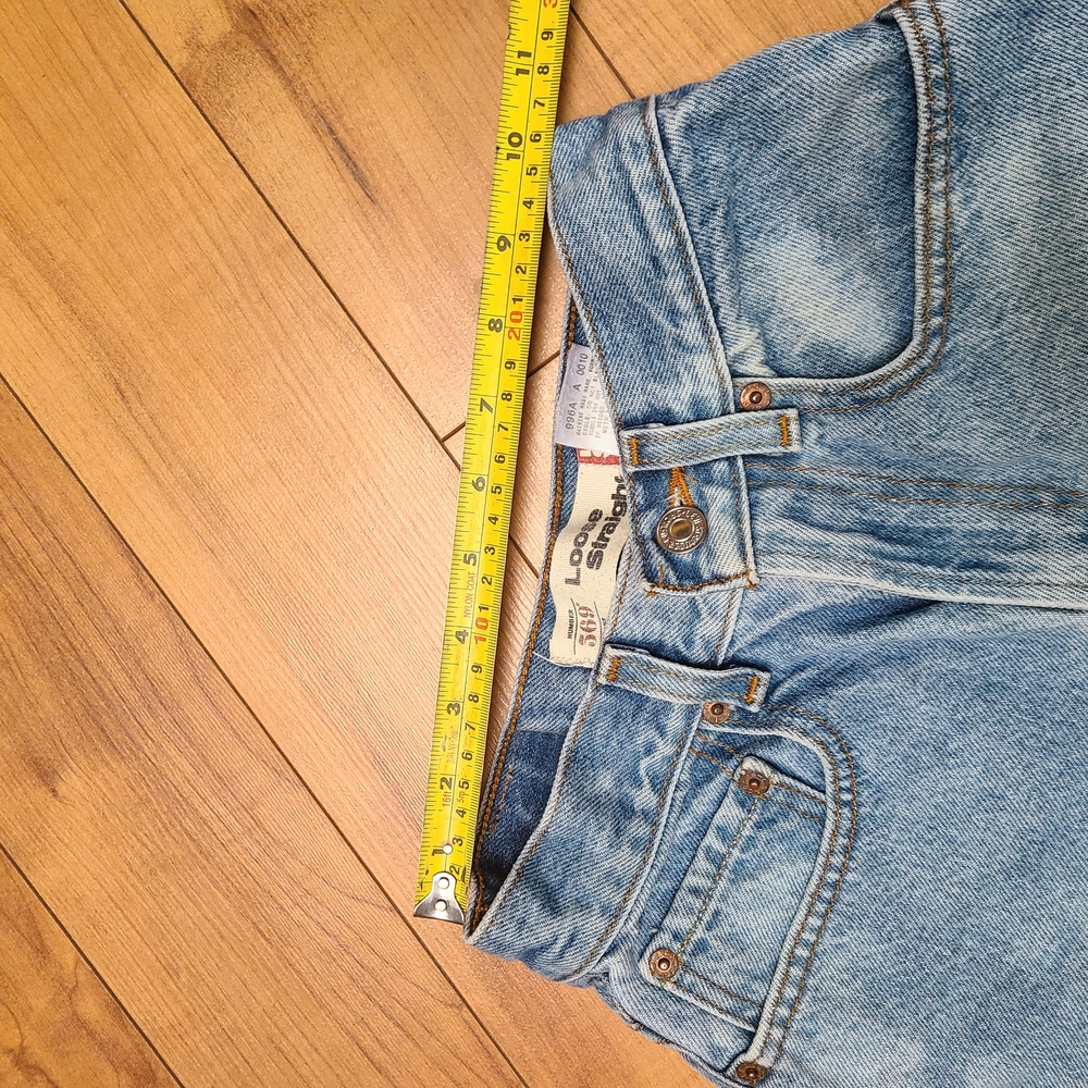 Levi's Women's Blue Denim Shorts - Picture 3 of 6